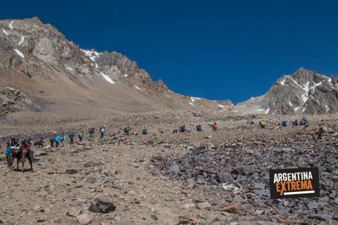 Llegando al Paso Portillo - Grupo AEX