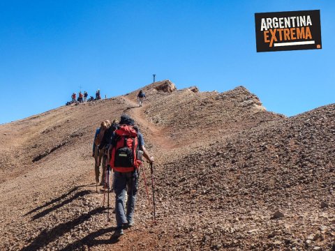 Llegando a la cumbre