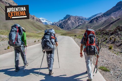 Cerro Aconcagua - Trekking corto a Plaza Francia - Mendoza