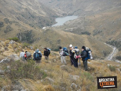 Llegando al dique - primer dia