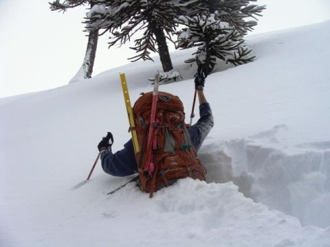 trekking en nieve