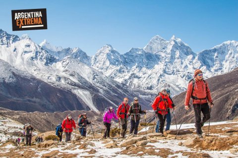 camino a Dhougla, desde Dingboche