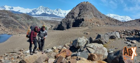 Trekking Vuelta al Cerro Huemul - El Chalten - Paso del Viento - Glaciar Viedma - Santa Cruz