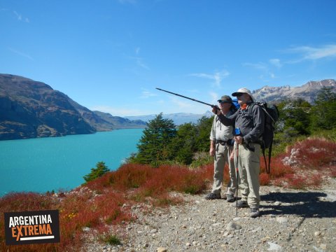 bordeando el Lago San Martin
