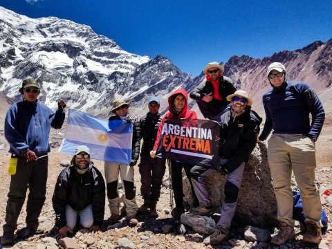 trekking largo cara oculta de aconcagua cara este a plaza argentina 801