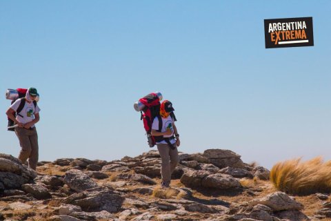 Trekking y ascenso en la Sierra de los Comechingones - Pueblo Escondido - Salto del Tigre, Merlo, San Luis