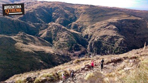 Bajando del Cerro Aspero