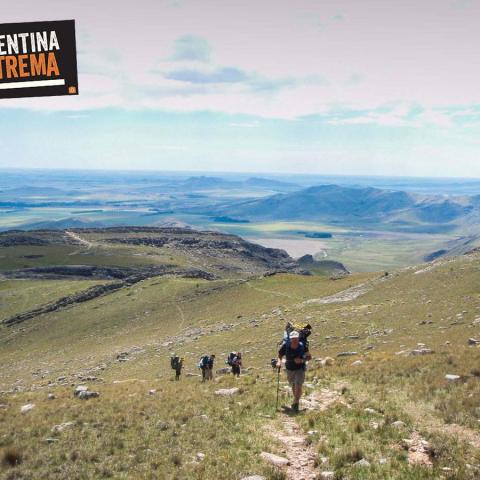 ascenso al Cerro Tres Picos - Sierra de la Ventana - 1239 msnm