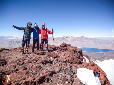 Volcán Maipo - Ascenso a cumbre - Reserva Natural Laguna del Diamante - Mendoza