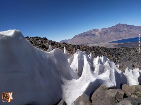 Volcán Maipo - Ascenso a cumbre - Reserva Natural Laguna del Diamante - Mendoza