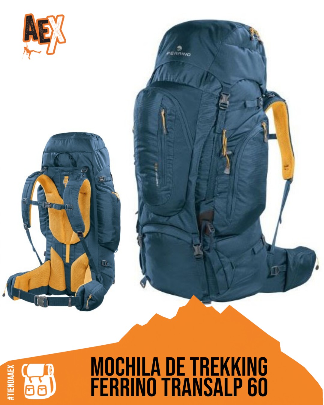 Doite - Mochila Expandible Atacama Military 60-100 Litros