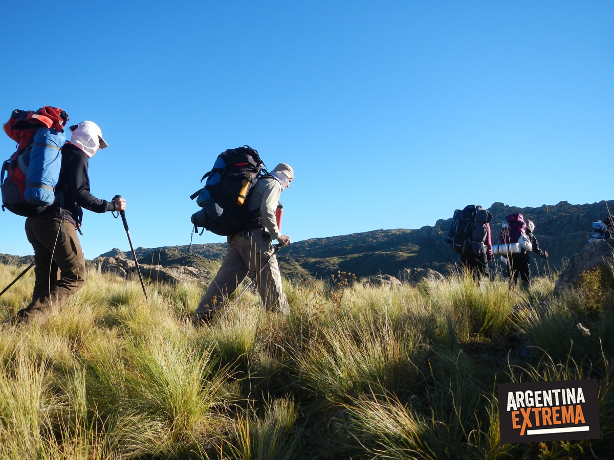 trekking en las sierras